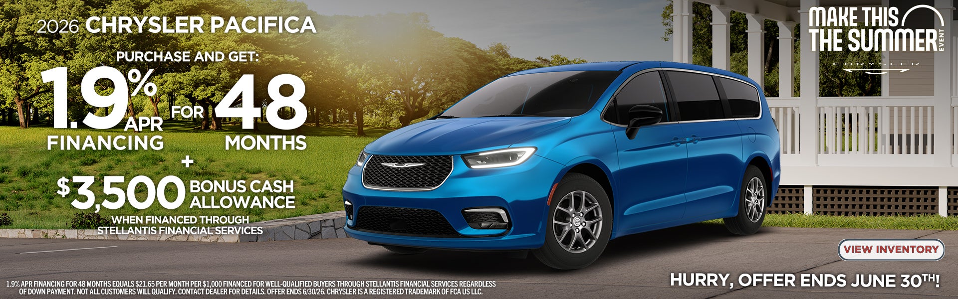 2026 Chrysler PACIFICA
